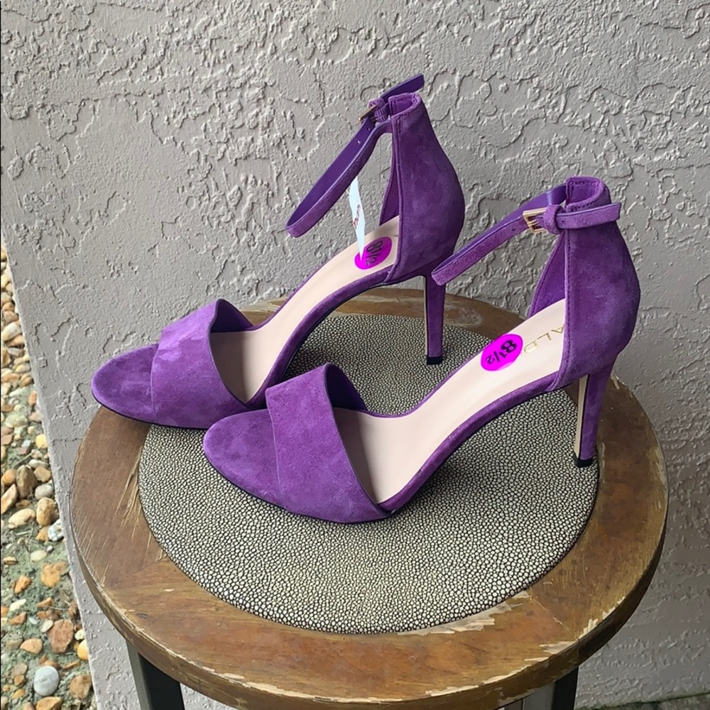 NWT Aldo purple high heels Sz 8.5 - Picture 2 of 9